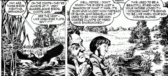 England's Ecology Cartoon: Mr. Crabtree Crusades